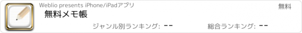 おすすめアプリ 無料メモ帳