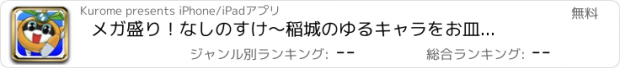 おすすめアプリ メガ盛り！なしのすけ　〜稲城のゆるキャラをお皿いっぱいに！〜