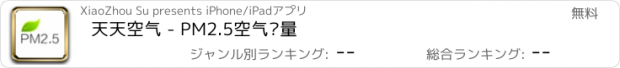 おすすめアプリ 天天空气 - PM2.5空气质量