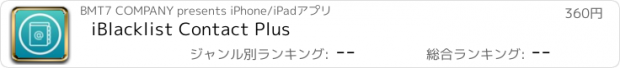 おすすめアプリ iBlacklist Contact Plus