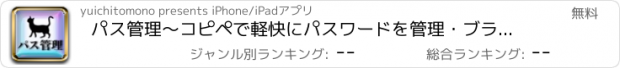 おすすめアプリ パス管理〜コピペで軽快にパスワードを管理・ブラウザ付き〜