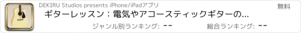 おすすめアプリ ギターレッスン：電気やアコースティックギターのタブ、和音、スケールやチューナー