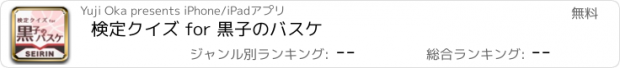 おすすめアプリ 検定クイズ for 黒子のバスケ