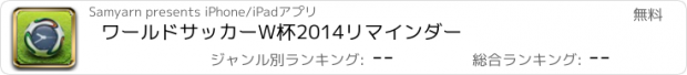 おすすめアプリ ワールドサッカーW杯2014リマインダー