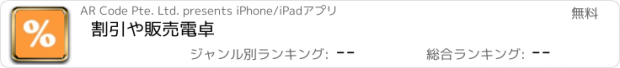 おすすめアプリ 割引や販売電卓