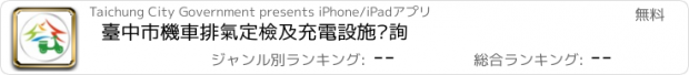 おすすめアプリ 臺中市機車排氣定檢及充電設施查詢