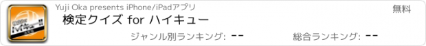 おすすめアプリ 検定クイズ for ハイキュー