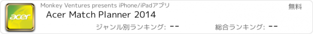 おすすめアプリ Acer Match Planner 2014