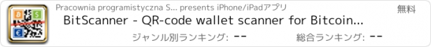 おすすめアプリ BitScanner - QR-code wallet scanner for Bitcoin, Litecoin and Peercoin