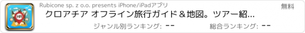 おすすめアプリ クロアチア オフライン旅行ガイド＆地図。ツアー紹介 ドゥブロヴニク,フヴァル島,イストリア半島,ザグレブ