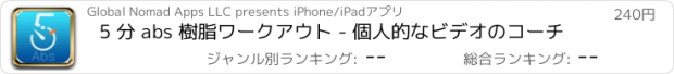おすすめアプリ 5 分 abs 樹脂ワークアウト - 個人的なビデオのコーチ