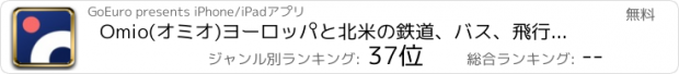 おすすめアプリ Omio(オミオ)ヨーロッパと北米の鉄道、バス、飛行機予約
