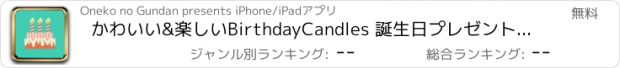 おすすめアプリ かわいい&楽しいBirthdayCandles 誕生日プレゼントに添えて!ハロウィン・クリスマスにも