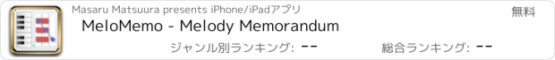 おすすめアプリ MeloMemo - Melody Memorandum