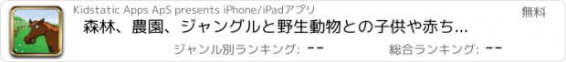 おすすめアプリ 森林、農園、ジャングルと野生動物との子供や赤ちゃんのためのゲ