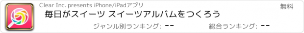 おすすめアプリ 毎日がスイーツ スイーツアルバムをつくろう