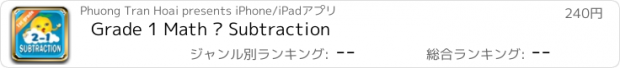 おすすめアプリ Grade 1 Math – Subtraction