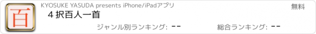 おすすめアプリ ４択百人一首