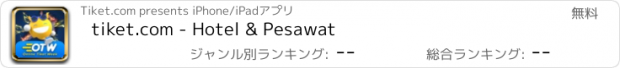 おすすめアプリ tiket.com - Hotel & Pesawat