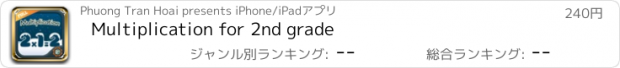 おすすめアプリ Multiplication for 2nd grade