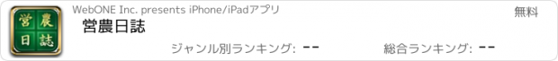 おすすめアプリ 営農日誌