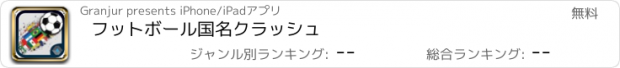 おすすめアプリ フットボール国名クラッシュ