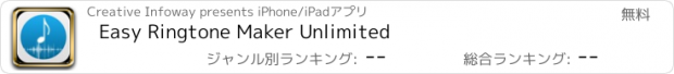 おすすめアプリ Easy Ringtone Maker Unlimited