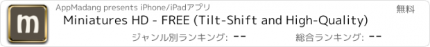 おすすめアプリ Miniatures HD - FREE (Tilt-Shift and High-Quality)