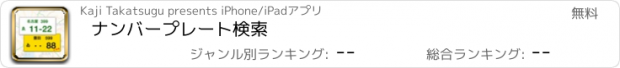おすすめアプリ ナンバープレート検索