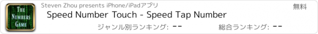 おすすめアプリ Speed Number Touch - Speed Tap Number