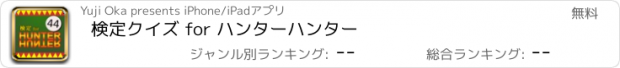 おすすめアプリ 検定クイズ for ハンターハンター