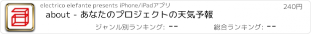 おすすめアプリ about - あなたのプロジェクトの天気予報