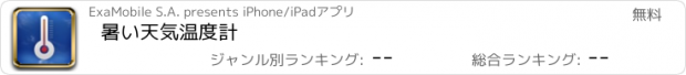 おすすめアプリ 暑い天気温度計