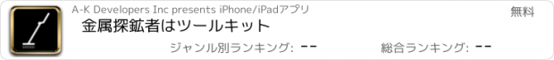 おすすめアプリ 金属探鉱者はツールキット