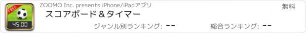 おすすめアプリ スコアボード＆タイマー