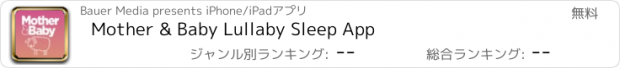 おすすめアプリ Mother & Baby Lullaby Sleep App