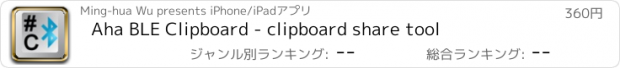 おすすめアプリ Aha BLE Clipboard - clipboard share tool