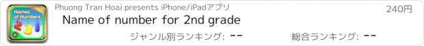 おすすめアプリ Name of number for 2nd grade