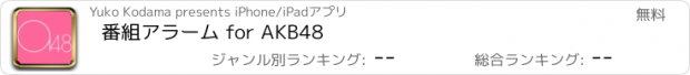 おすすめアプリ 番組アラーム for AKB48