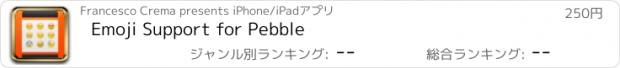 おすすめアプリ Emoji Support for Pebble