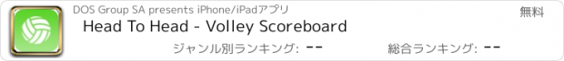 おすすめアプリ Head To Head - Volley Scoreboard