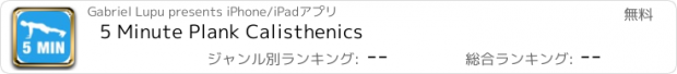 おすすめアプリ 5 Minute Plank Calisthenics