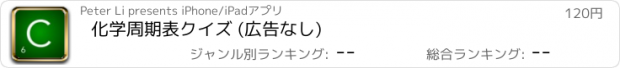 おすすめアプリ 化学周期表クイズ (広告なし)