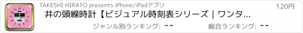 おすすめアプリ 井の頭線時計【ビジュアル時刻表シリーズ｜ワンタップ時刻表】