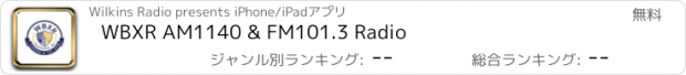 おすすめアプリ WBXR AM1140 & FM101.3 Radio