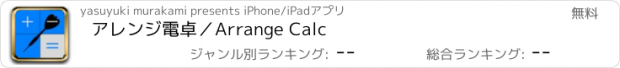 おすすめアプリ アレンジ電卓／Arrange Calc