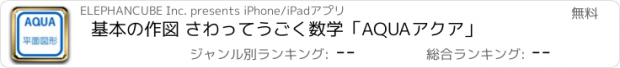 おすすめアプリ 基本の作図 さわってうごく数学「AQUAアクア」
