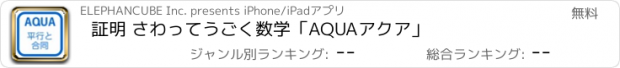 おすすめアプリ 証明 さわってうごく数学「AQUAアクア」