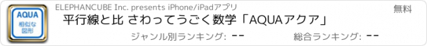 おすすめアプリ 平行線と比 さわってうごく数学「AQUAアクア」