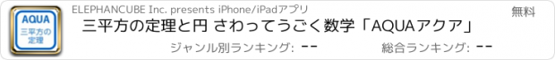 おすすめアプリ 三平方の定理と円 さわってうごく数学「AQUAアクア」